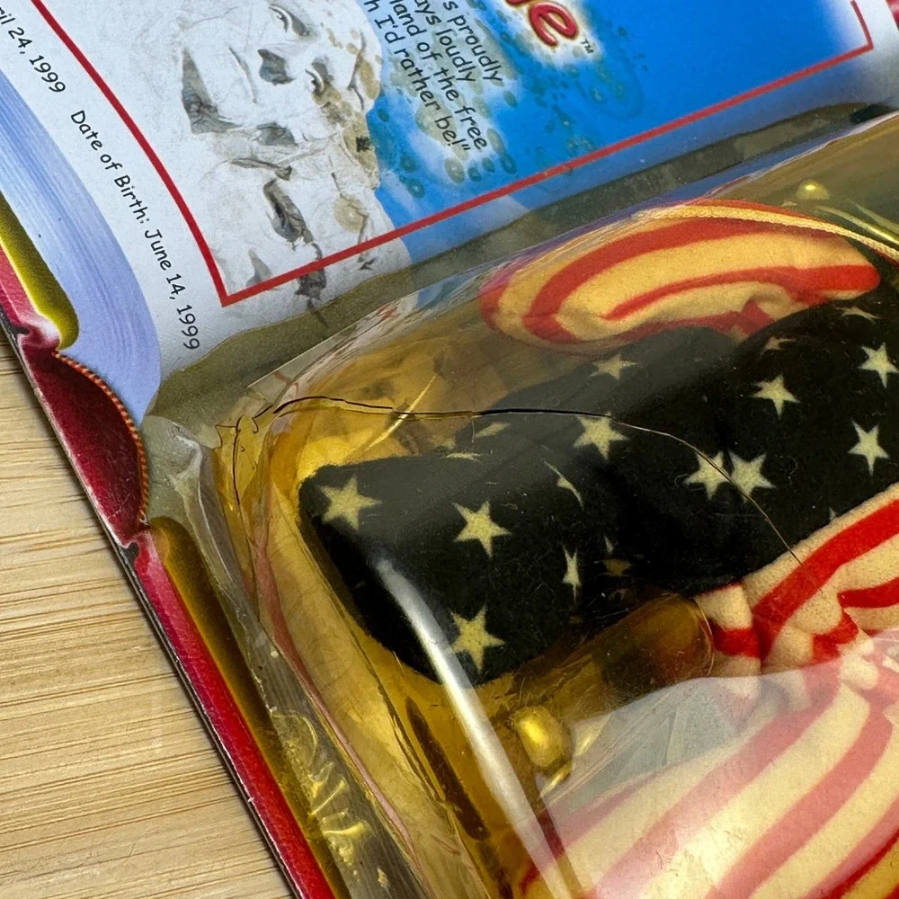 Ty Beanie Babies,‎ Lot of 5 America-USA-Glory-Patriot-Spangle Plush Bear